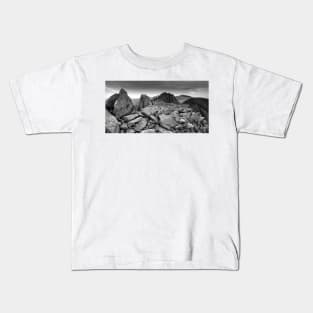 Castle of the Winds, Glyder Fach, Snowdonia, Wales Kids T-Shirt